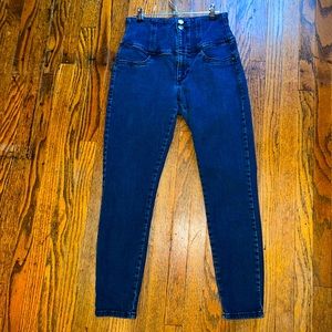 Guess denim corset high wasted jeans size 29 $85